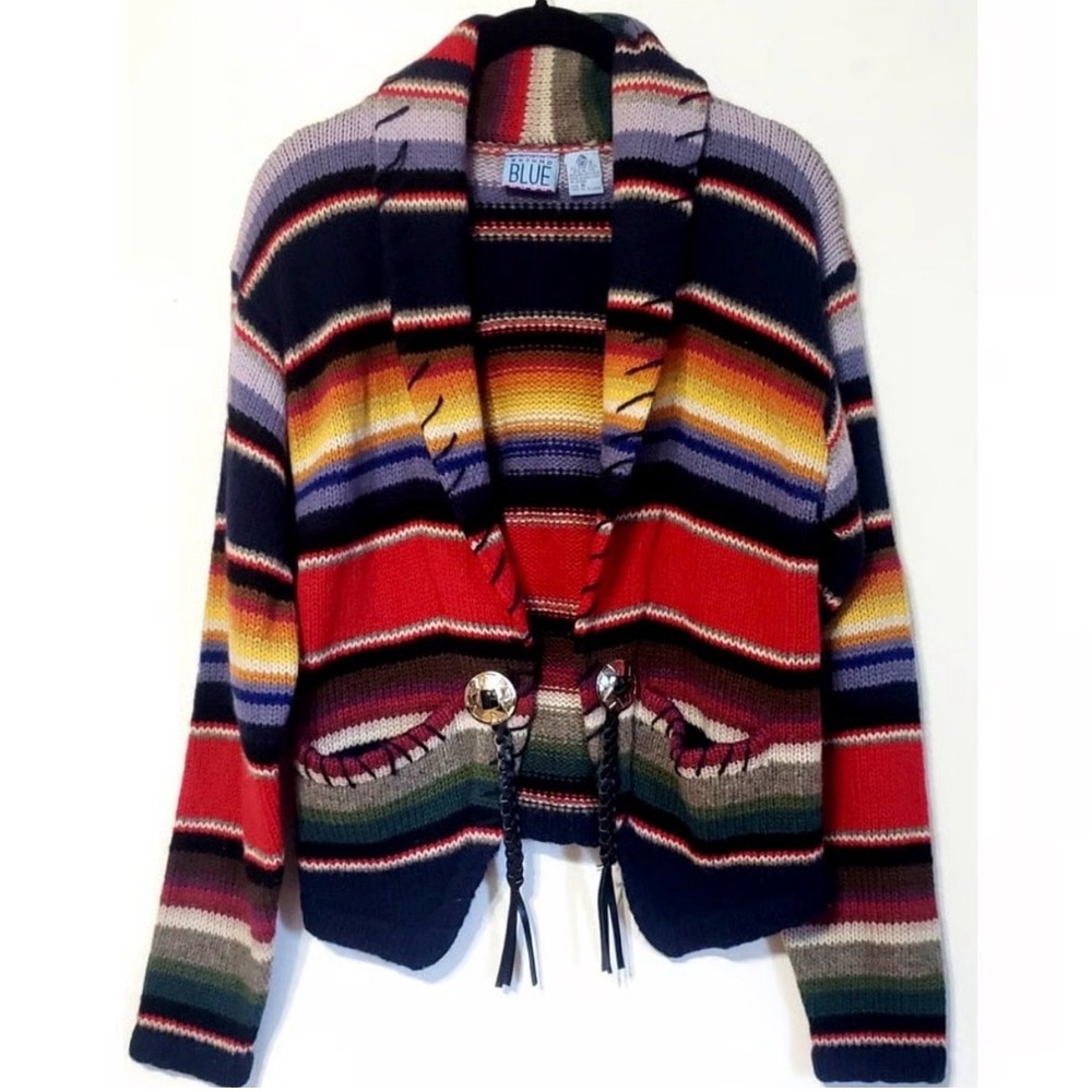 100% wool striped Sweater